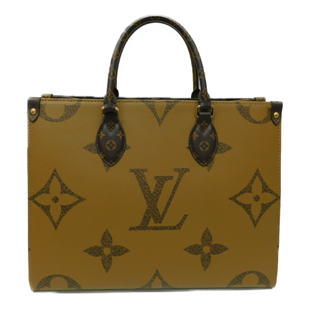 Louis Vuitton Tote the Monogram Brown Bag On Reverse Go Giant